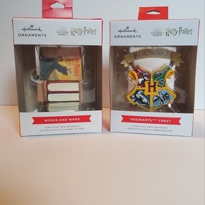 Harry Potter Hallmark Ornaments 2 Pieces
